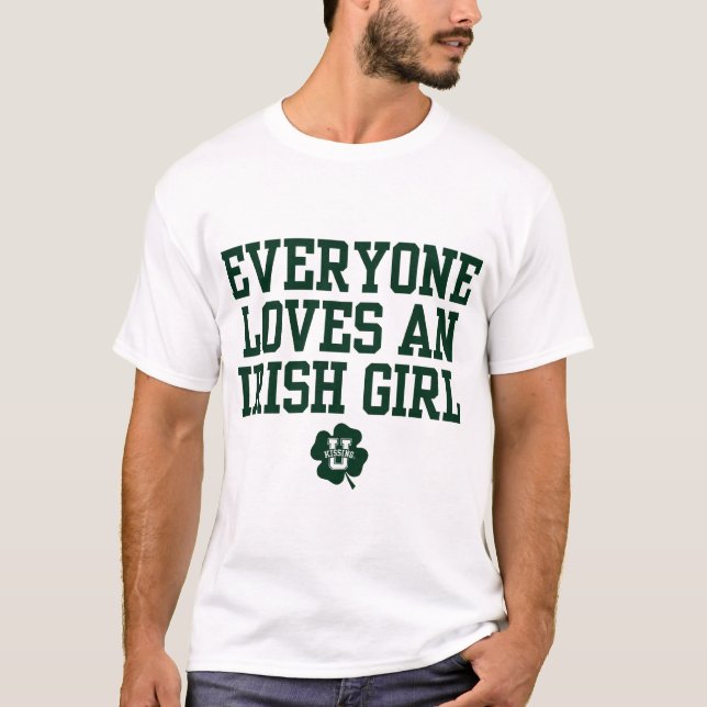 KissingU.com - ALLA KÄRLEK OCH IRISH GIRL T-shirt (Framsida)