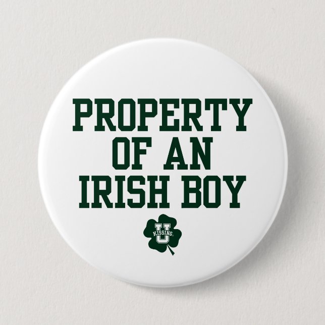 KissingU.com - EGENDOM I ETT IRLÄNDSKT ORGAN Knapp (Framsida)