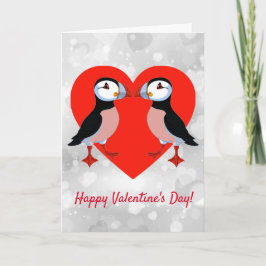 Kissin'Puffins Card Helgkort