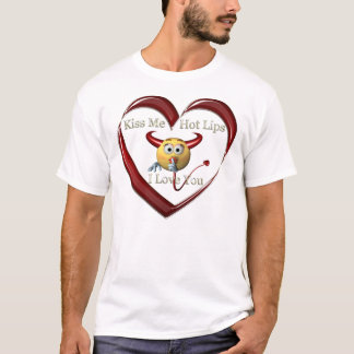 kissmehopliphjärta tee shirt
