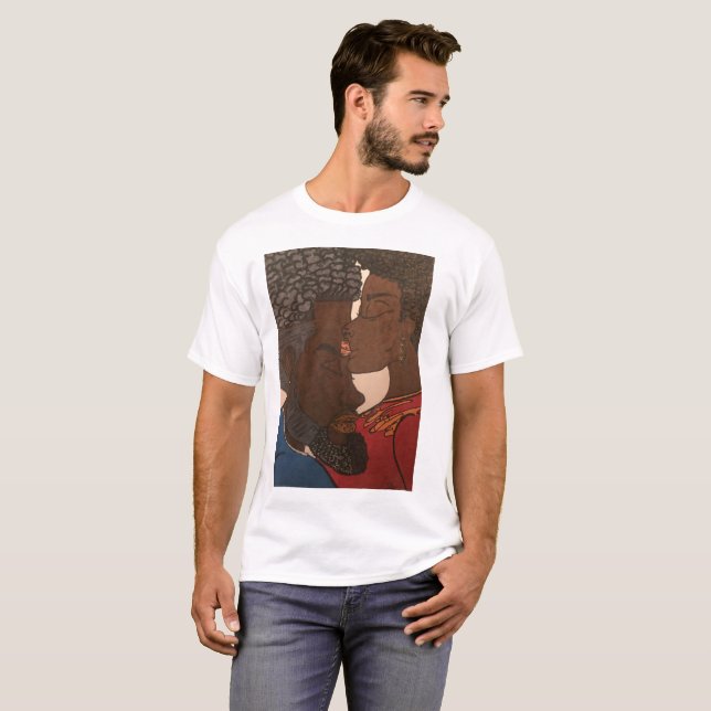 KissMeLove T Shirt (Hel framsida)