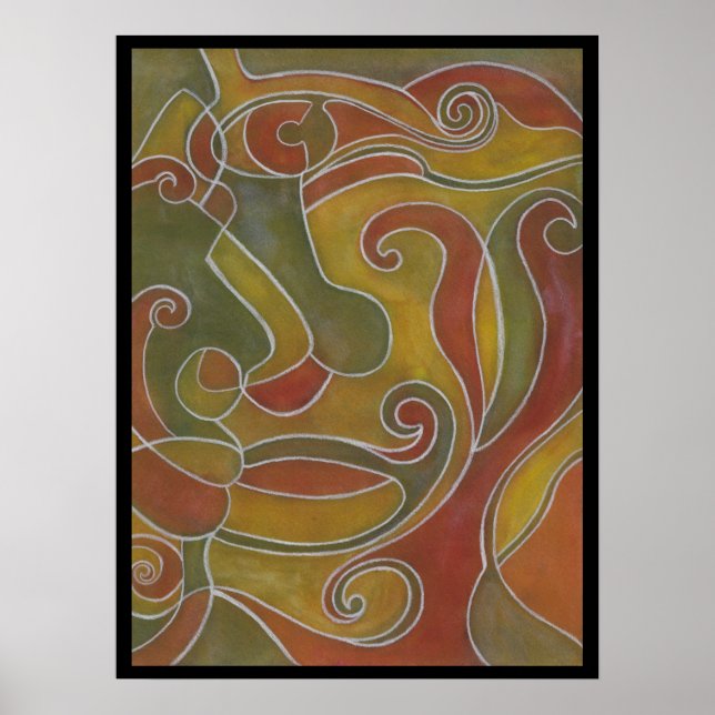 Kissy Ansikte Art-utskrift Poster (Framsidan)