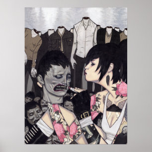 Kissy ansikte poster