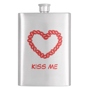 Kissy Läppar Heart Fickplunta