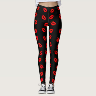 Kissy läppardamasker leggings