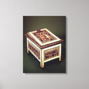Kista från graven av Tutankhamun Canvastryck