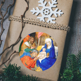 Kistisk jultomhet Epiphany Three Kung Runt Klistermärke