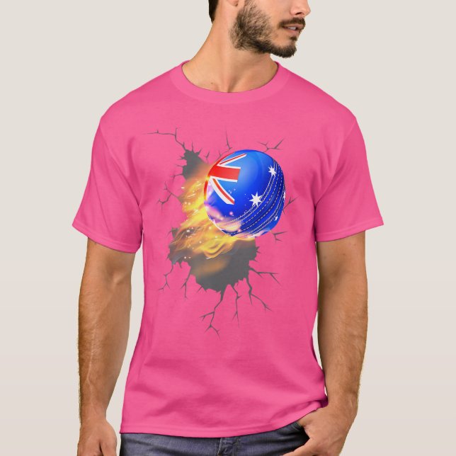 Kit Australia Cricket T Shirt (Framsida)