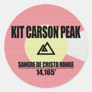 Kit Carson Peak Runt Klistermärke