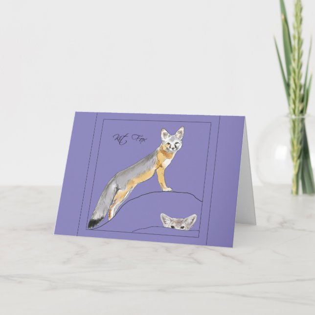 Kit Fox Tack Kort (Framsida)