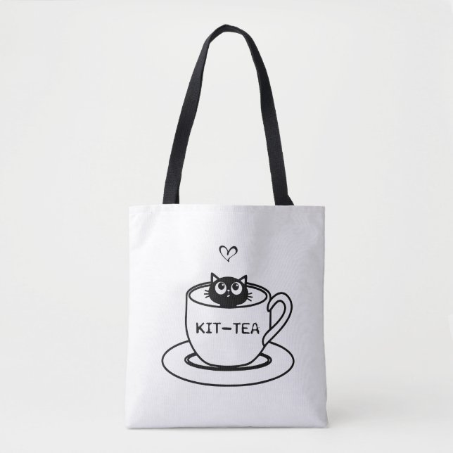 kit | kattälskardesign tygkasse (Framsida)