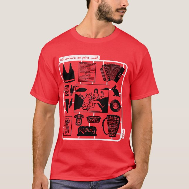 Kit le père noël est une ordure t-shirt (Framsida)