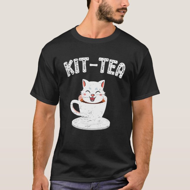 Kit Tea Cat Hett Kopp Cat Owner Kitten T Shirt (Framsida)