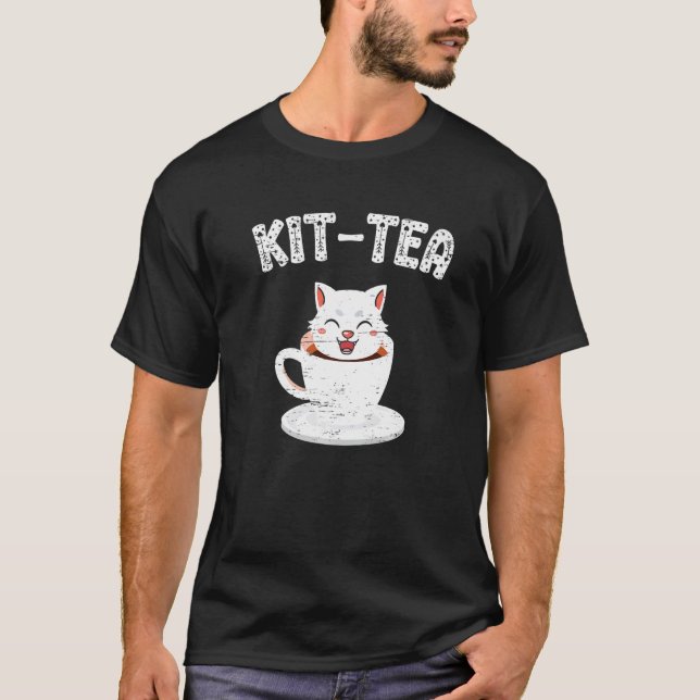 Kit Tea Cat Hett Kopp Cat Owner Kitten T Shirt (Framsida)