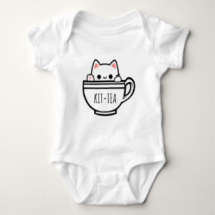 Kit Tea Funny Cat Pun Kawaii Cat T Shirt