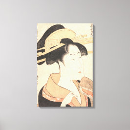 Kitagawa Utamaro Azumaya no Hana japanese dam art Canvastryck