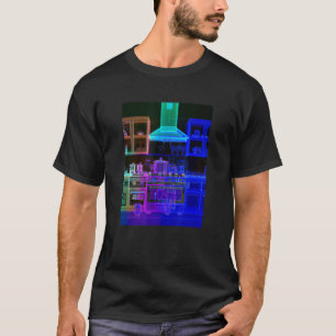 Kitchen Blueprint Chef Cook Cooking T Shirt