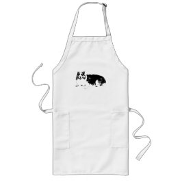 Kitchen Calm With Corgi Långt Förkläde