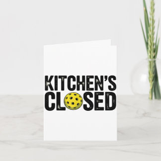 Kitchen closed vintage paddleball funny pickleball kort
