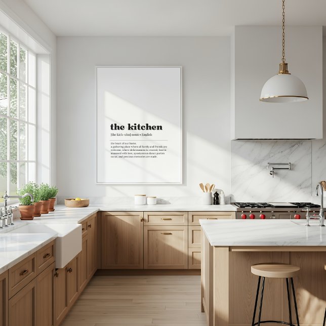 Kitchen Definition Poster | Dictionary Style (Skapare uppladdad)