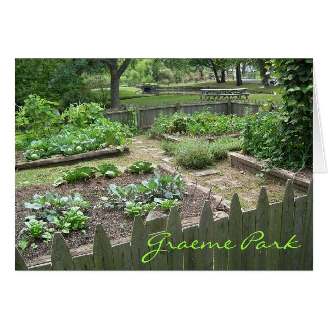 Kitchen Garden II Hälsningskort (Framsidan Horizontal)
