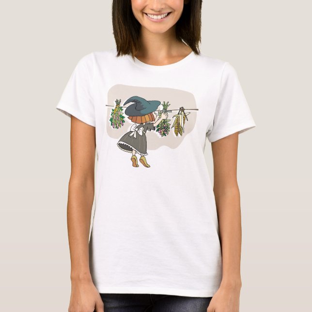 Kitchen Herbal Witch T-shirt (Framsida)