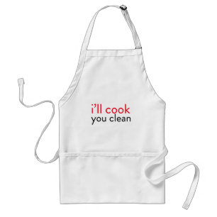 Kitchen Humor - jag ska laga mat. Du Clean-Cooks a Förkläde