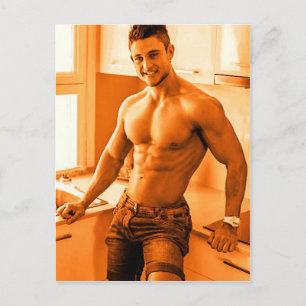 Kitchen Hunk BRZ Vykort