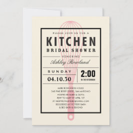 Kitchen Inbjudningskort för möhippa