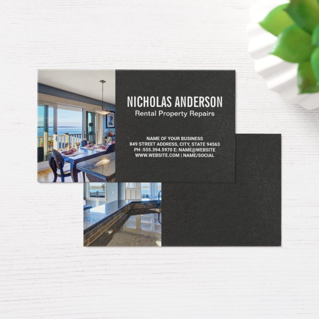 Kitchen Insida | Egendom Manager Visitkort (Skivbord)