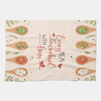 Kitchen Kärlek - Heartfilt Culinary Towel Kökshandduk
