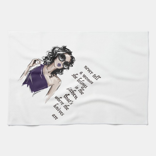 Kitchen Knivar tillhör Kökshandduk (Horisontell)