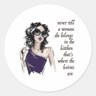 Kitchen Knivar tillhör Runt Klistermärke