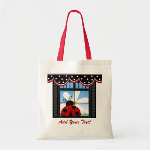 Kitchen Ladybug Tote - SRF Tygkasse