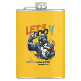 KITCHEN LET'S GOO LESSONS LEARN VINYL WRAP FLASK  FICKPLUNTA
