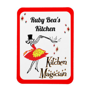 Kitchen Magician Anpassningsbar Retro Fridge Magne Magnet