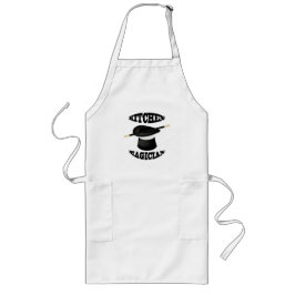 Kitchen Magician Chef Cook Apron Långt Förkläde