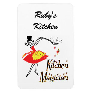 Kitchen Magician Retro Anpassningsbar Fridge Magne Magnet