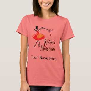 Kitchen Magician Retro Cooking Art T-shirt