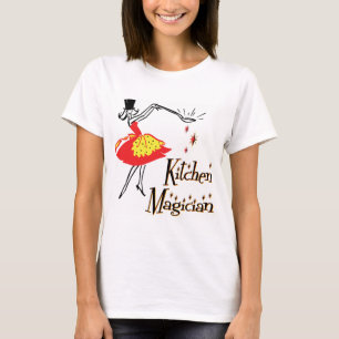 Kitchen Magician Retro Cooking Art Tröja