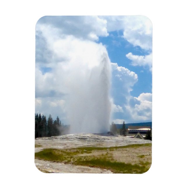 Kitchen Magnet Old Faithful Yellowstone (Vertikal)