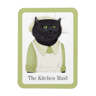 KITCHEN MAID CAT 3x4 Flexibel magnet + text