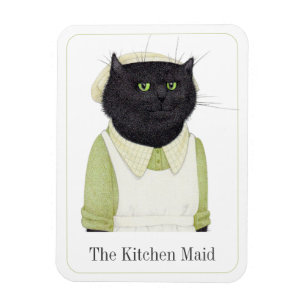 KITCHEN MAID CAT 3x4 Flexibel Magnet + Text II
