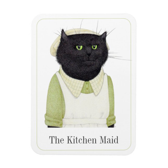 KITCHEN MAID CAT 3x4 Flexibel Magnet + Text II (Vertikal)