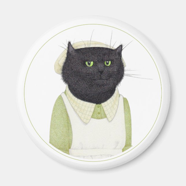 KITCHEN MAID CAT Round Magnet II (Framsidan)