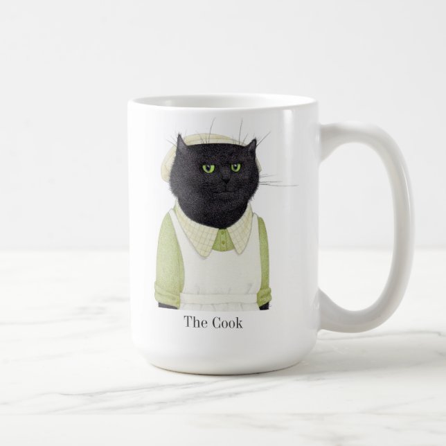 KITCHEN MAID CAT Tall White Mugg + Text (Höger)