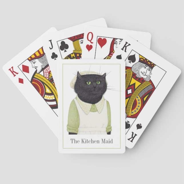 KITCHEN MAID CAT-uppspelningskort + text Casinokort (Baksidan)