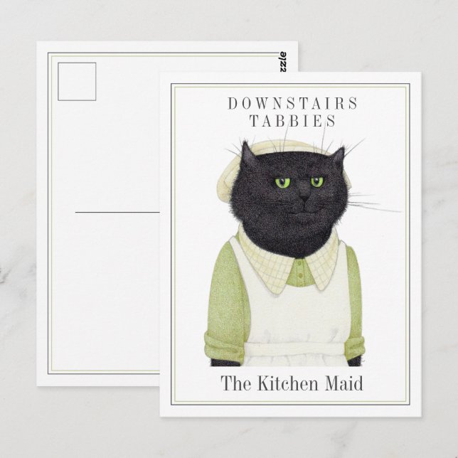 KITCHEN MAID CAT-vykort Vykort (Fram/baksida)