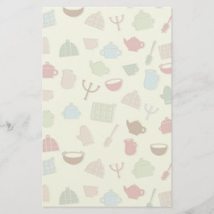 Kitchen mönster brevpapper