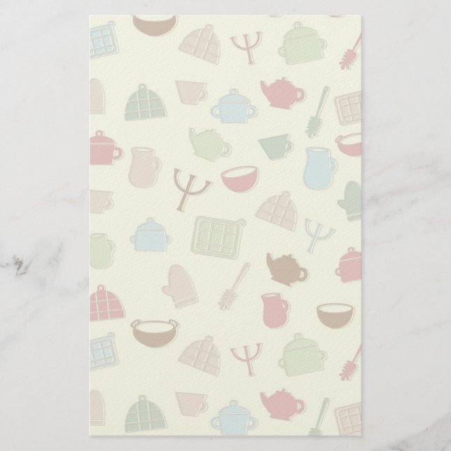 Kitchen mönster brevpapper (Framsida)